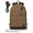Coffee, variant on LAVA Canvas Laptop Backpack 15.6", Water Resistant USB Travel School Bag Men Women