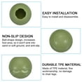 thumbnail image 4 of Unique Bargains 0.55'(14mm) Chair Feet Replacement Plastic Camping Chair Leg Tips Cap Protector Green 4 Pack, 4 of 7