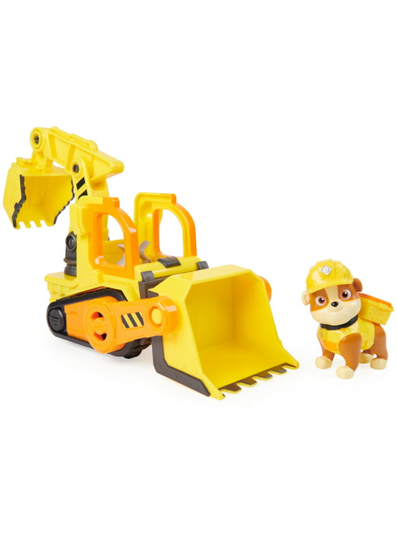 Rubble & Crew, Toy Bulldozer with Rubble Action Figure, Toys for Kids Ages 3+