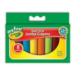 Crayola Jumbo Crayons 8 Toddler Crayons Assorted Colors