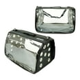 thumbnail image 2 of Small Pet Carrier for Small Dogs and Cats - Waterproof Soft Pet Travel Bag with Meshed Window - TSA Approved Pet Carrier for Cat Travel Bag - 7.9 x 13.8 x 7.9 Inch - Black, 2 of 8