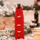 thumbnail image 2 of Navidad tejida de vino bolsa de cena cena fiesta navidad decoración rojo Sunnimix Cubierta de la botella de vino de la Navidad, 2 of 8