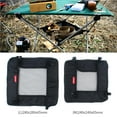 thumbnail image 1 of mmirethe Panier Suspendu de Rangement pour Table Pliante d'Extérieur Support Polyvalent Sac de Camping Filet de Finition pour Chaise Cintre de Table de Pique-Nique Panier de Rangement Noir, 1 of 6