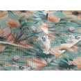 thumbnail image 3 of Ambesonne Flowers Vintage Quilted Bedspread Set 3 Pcs, Spring Colors Bloom, Twin, Coral Mint Green Teal, 3 of 4