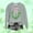#0024-Gray, variant on St Patrick's Day Long Sleeve Shirts for Women Colorful Irish Clover Leaf Crewneck Tops Lucky Shamrock Casual Dressy Blouses Gift