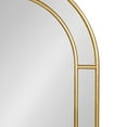 thumbnail image 4 of Kate and Laurel Fairbrook Transitional Arched Wall Mirror, 20 x 30, Gold, Sophisticated Glam Mirror Decor for Wall, 4 of 7