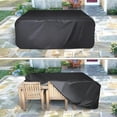thumbnail image 5 of Funda para muebles de patio con asas de tela duraderas, 150 x 90 x 75 cm, fácil de colocar y quitar, correas de sujeción para un ajuste seguro, 5 of 5