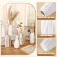 thumbnail image 4 of 6pcs Jarrón De Cerámica Para La Decoración Moderna Del Hogar blanco, 4 of 5