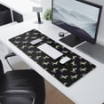 thumbnail image 2 of Long Mouse Pads for Desk,Black Cartoon Unicorn Pattern Desk Mats on Top Of Desks, Desk Mouse Pad Extra Large with 3mm Non-Slip Base and Stitched Edge for Gaming,Office,Work,Home 31.5"x11.8", 2 of 6