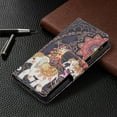 thumbnail image 5 of Wallet Case for iPhone 13 Pro Max, PU Leather Flip Folio Magnetic Closure Slim Shell Dual Layer Heavy Duty Protective Bumper Card Holder Wrist Strap for Apple iPhone 13 Pro Max,Ethnic Elephant, 5 of 7