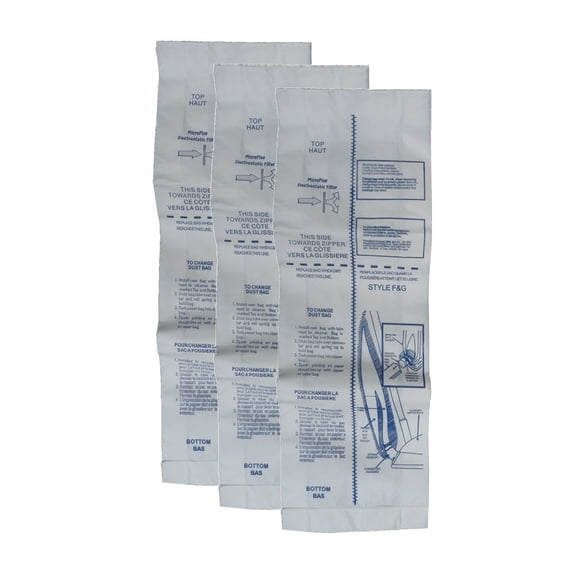 Replacement Part For Eureka Sanitaire 3 52320, 52320D, 216 Style F and G Upright Vacuum Paper Bags