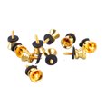 thumbnail image 5 of 10PCS Guitar Strap Lock Buttons Mushroom Style Metal End Pins with Screw for Electric Guitar Bass Ukulele Gold, 5 of 8