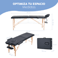 thumbnail image 3 of Cama Para Masajes X-PROSS Spa Tatuajes y Terapia Física Estuche negro 6.49 pulg, 3 of 9