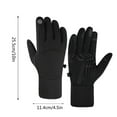 thumbnail image 3 of Komiseup Winter Thermal Gloves, Windproof Water-Resistant Gloves, Anti-Slip Touch Screen Cycling Gloves for Hiking Climbing Riding Bike Outdoor Sports, 3 of 7