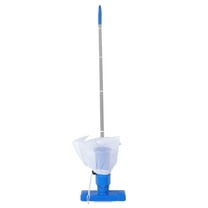 WASHWEPE Swimming Pool Accessory 1Pack 128x7in Blue Vacuum Head Plastic Metal