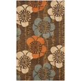 thumbnail image 2 of Safavieh Tapis Rond 6 Pieds en Laine Fait Main Marron, 2 of 6