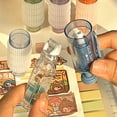 thumbnail image 2 of Dsseng Rouleau avec 8 Recharges Rouleau de Ruban Adhésif Rétractable Distributeur de Ruban Adhésif Coureur pour Scrapbooking et Projets d'Artisanat Arts Emballage Cadeau Sécuritaire pour la Photo, 2 of 5