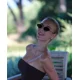 thumbnail image 1 of New MIU MIU Sunglasses Gold Metal Geometric Hexagon Gray Lens MU 56ZS Authentic, 1 of 6