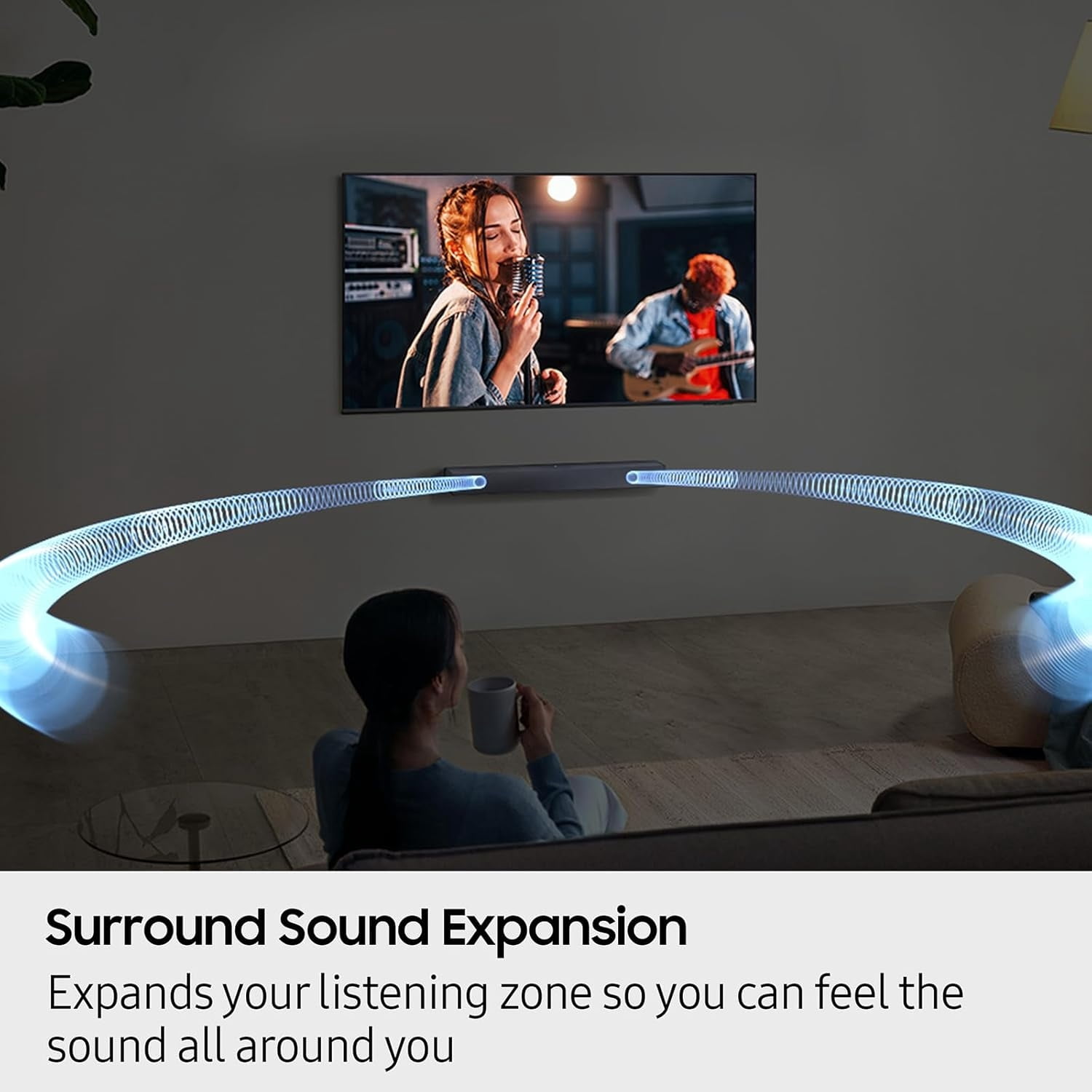Samsung B-series HW-B400F 2.0 Channel Soundbar with Built in Subwoofer Black