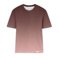 thumbnail image 4 of Women Short Sleeve Top Summer Cotton Basic Shirt Ladies V Neck Gradient Tie Dye Tee Casual Soft Stretchy Loose Tunic Tops Ladies Cute Blouse Streetwear Sports Tee Shirts Active Athletic Blouse, 4 of 5