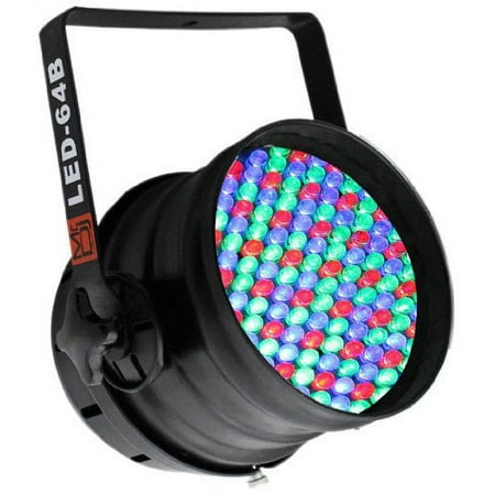 Mr.DJ - DMX 6-Channel Dimmer/Strobe Automatic Running LED PAR 64 Stage Lighting (Black)