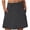 Gray, variant on Athletic Skirt with Pockets High Waisted Tennis Skort Golf Skirt Side Slit Activewear