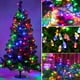 thumbnail image 4 of Luces navideñas Tcamp que funcionan con pilas, 10 m, 100 LED, impermeables, 4 of 9