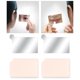 thumbnail image 5 of Espejo de maquillaje Yuyangstore Espejo de viaje Espejo de bolso Cosmético compacto Amarillo, 5 of 7