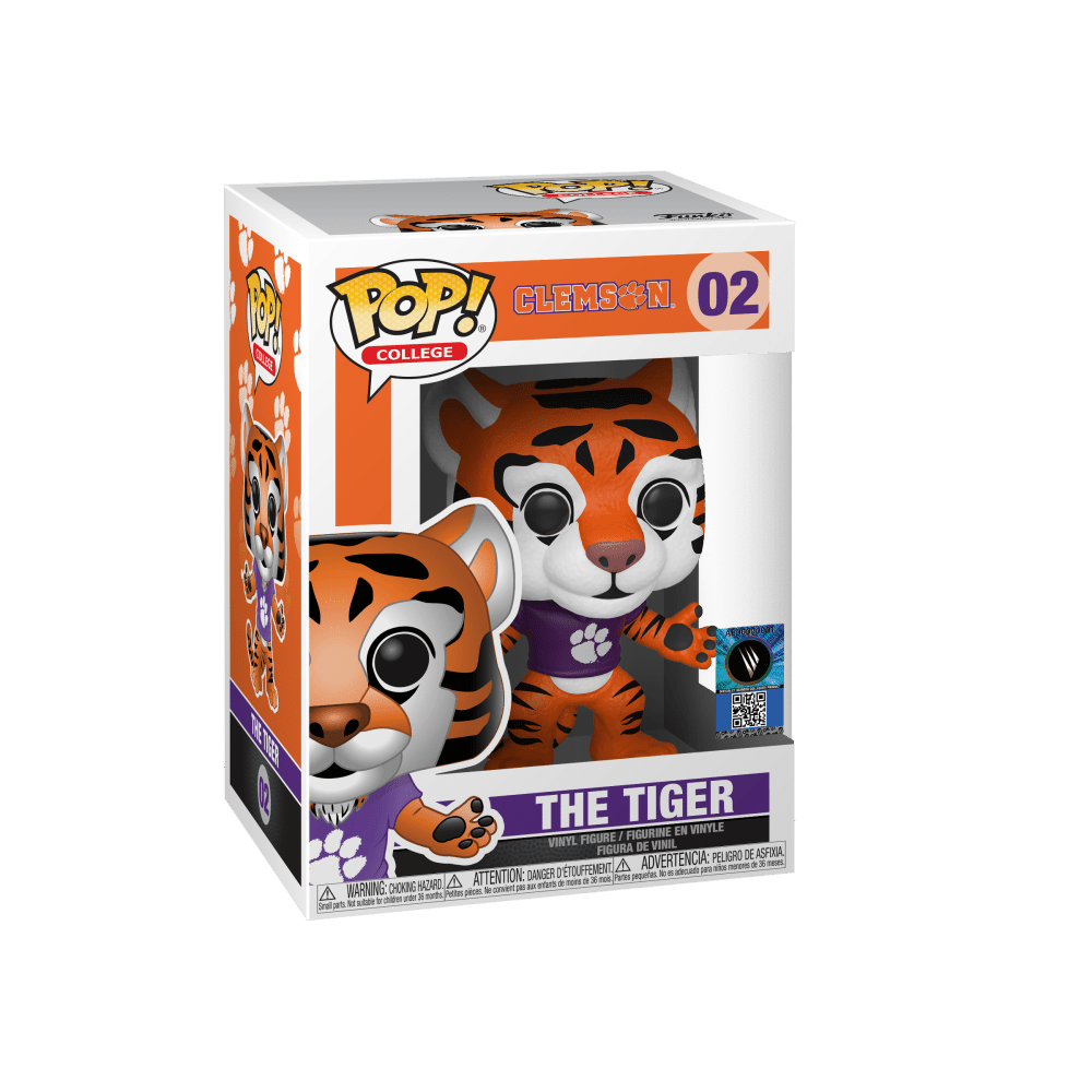 Home Orange Paw Jersey - Funko Pop Colle The Tiger 2019, Toy NEUF Clemson 