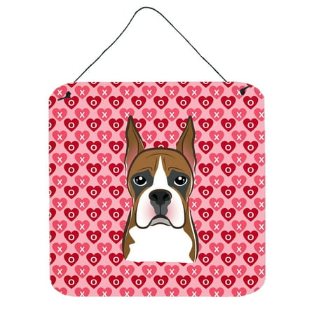 Carolines Treasures BB5293DS66 Boxer Wall or Door Hanging Prints 6HX6W multicolor