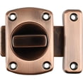 thumbnail image 3 of ABCISI Rotate Bolt Latch Gate Latches, Safety Sliding Door Latch, Cupboard Door Latch Bolt Buckle for Cabinet Closet Cupboard Accessory, Model 3-016 (Pack of 2）, 3 of 7