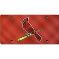 thumbnail image 1 of St. Louis Cardinals Red Laser License Plate, 1 of 1