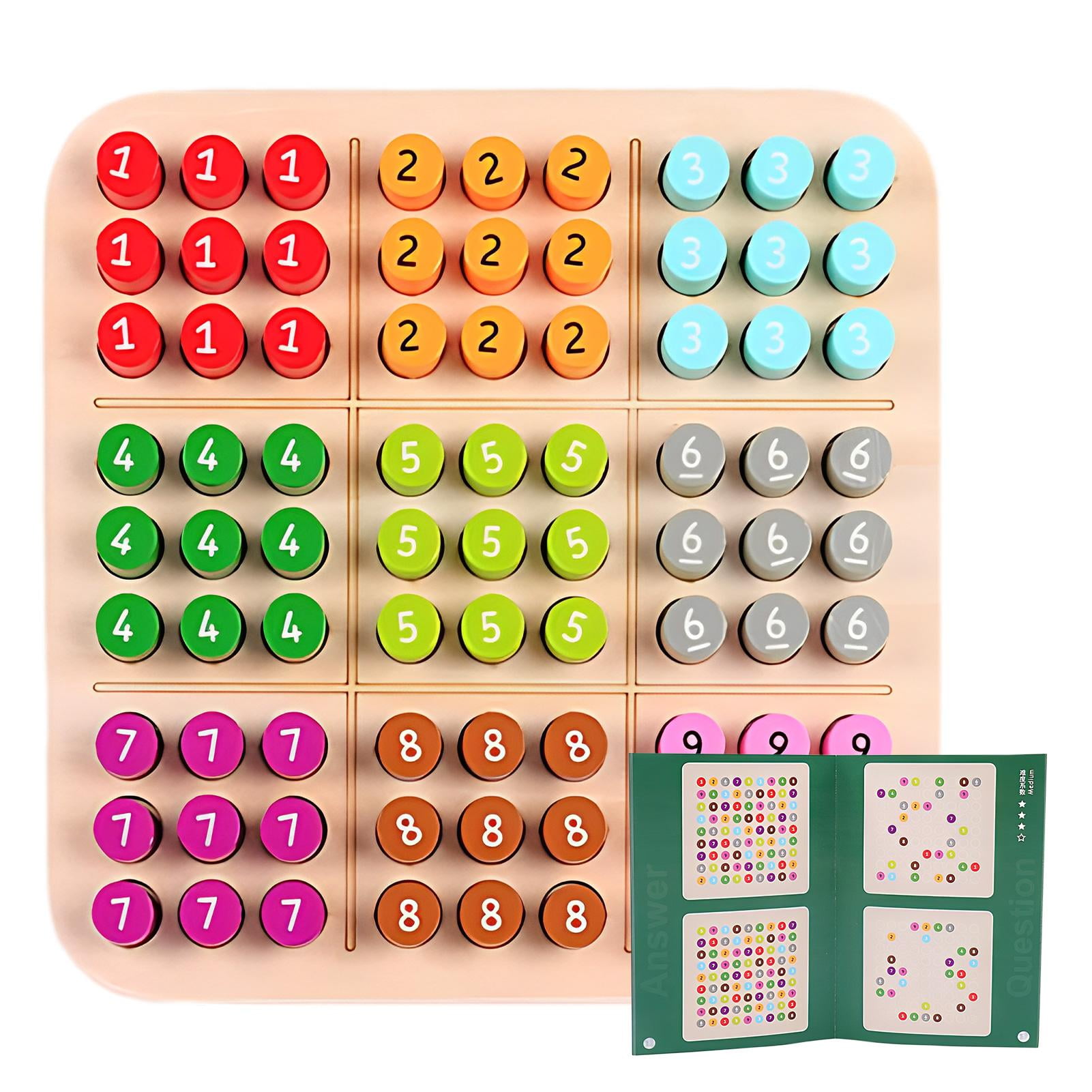 Sudoku Puzzle Board Wooden Sudoku Board Game Sudoku Puzzles, Math