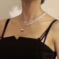 thumbnail image 3 of Colliers pour Femmes Collier de Perles pour Femmes Collier Charme Collier Ras du Cou Collier de Perles Collier de Mariage Bijoux de Bal Cadeaux Tendance pour Femmes, 3 of 7