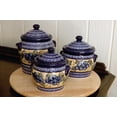 thumbnail image 2 of Blue Rose Polish Pottery Grapes Canister Set, 2 of 2