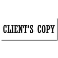 thumbnail image 5 of Self-Inking Clients Copy Stamp, Trodat Printy 4911, Press and Print Stamping, Impression Size 5/8" x 1-1/2", Up to 10,000 Impressions - Purple Ink, 5 of 10