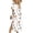 Multicolor, variant on Dolkfu Short Sleeve Fall Dresses for Women Minimalist Multicolor Crew Neck Long Shift Dresses Relaxed Fit Flowers Side Split Dresses Multicolor,L