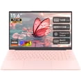 thumbnail image 1 of Auusda Laptop, Win 11 Pro 15.6" 3050E CPU Home Computer, 16GB RAM 512GB SSD, Backlit Keyboard, Fingerprint Unlock,Pink, 1 of 9