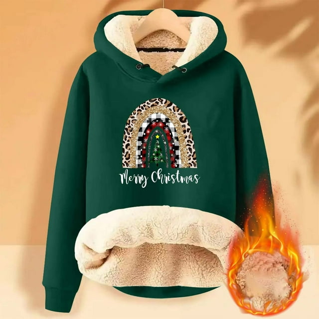 Birdeem Sweat à Capuche d'Hiver Chaud pour Femmes avec Poche Manches Longues