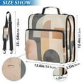 thumbnail image 2 of FORMRS Zipper Binder with Shoulder Strap 1.5-inch Ring 500 Sheet Capacity File Bag, Abstract Shapes, 2 of 5