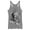 Gray Heather, variant on Women's Cruella Fashion Sketch  Racerback Tank Top Gray Heather Small