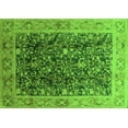thumbnail image 1 of Ahgly Company Indoor Rectangle Oriental Green Traditional Area Rugs, 7' x 9', 1 of 4