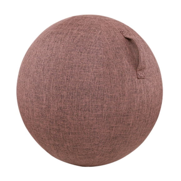 Billuyoard Tamaño portátil durable y antiarañazos del abrigo de la piel de la protección de la pelota del ejercicio de lino Cubiertas para muebles de jardín café 65cm