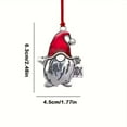 thumbnail image 3 of Fzsteel Alloy Gnome Christmas Ornament For Festive Home Decor with Elegant Craftsmanship and Weather-Resistant Design, 3 of 6