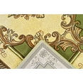 thumbnail image 4 of Planet Rugs Oriental Rug 5'3" x 5'3" Round Thick Plush Traditional Floral Medallion Design, 4 of 11