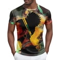 thumbnail image 1 of Tops para hombre, blusas y camisas de manga corta con cuello redondo para hombre Camisa de manga corta estampada para hombre Top/camisa de manga corta con cuello redondo Tops para hombre, 1 of 4
