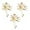Lily, variant on ABPETE 3 Pcs Resin Flower Wall Hooks Creative Tulip Wall Mounted Hooks for Hanging Coat Hat Towel Bag Key Hooks Living Room Bathroom Vintage Wall Decor