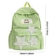 thumbnail image 5 of Mochila De Nylon Kawaii Star Mochila De Mujer De Gran Capacidad para Viajes Verde, 5 of 6