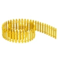 thumbnail image 1 of Unique Bargains Miniature Garden Fence, 35 Inch Long Picket Fence Mini Ornament, Yellow, 1 of 5
