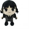 CHEVVY Wednesday Addams Plush Toys,9.8 Inch Addams Family Stuffed Doll，Cute and Soft Addams Figure Plush for Fans and Kids Birthday Gift (Addams)